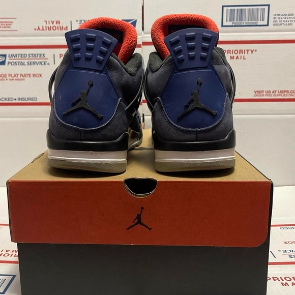 Nike Air Jordan 4 Retro Winter "Loyal Blue" 2019 - Picture 4 of 7